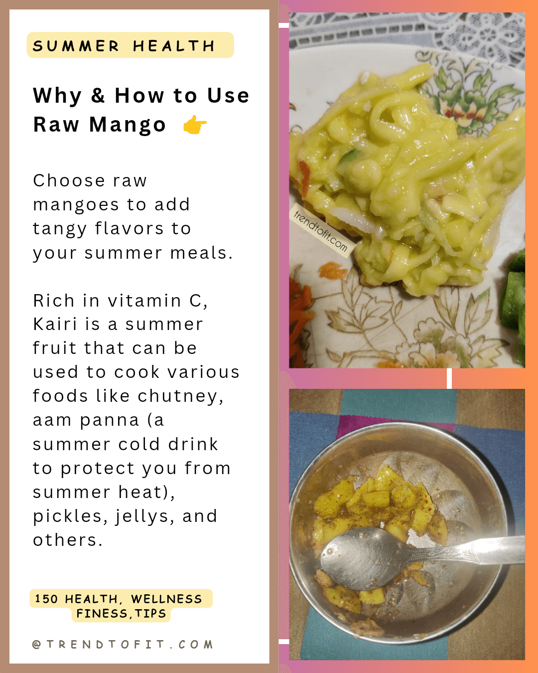 raw mango health benefits in summer