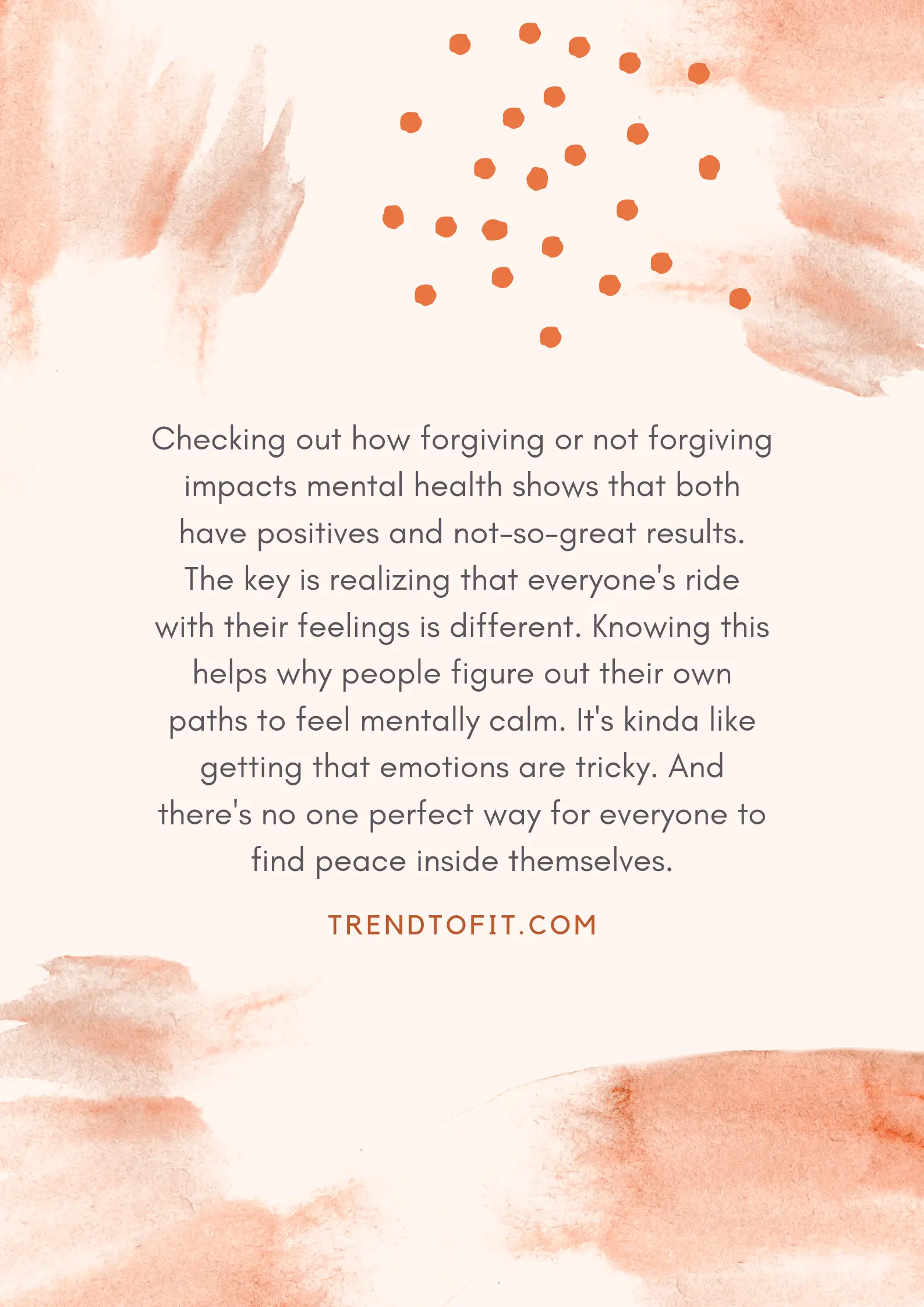 science highlighting the impact of forgiving & not forgiving on mental health impact on mental health